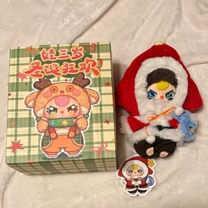 Large Baby Christmas Doll Red and White Plush Toy